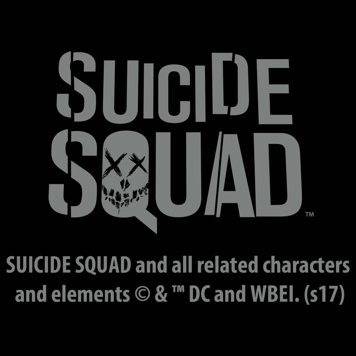 DC Suicide Squad Shattered Official Women's T-shirt (Black)
