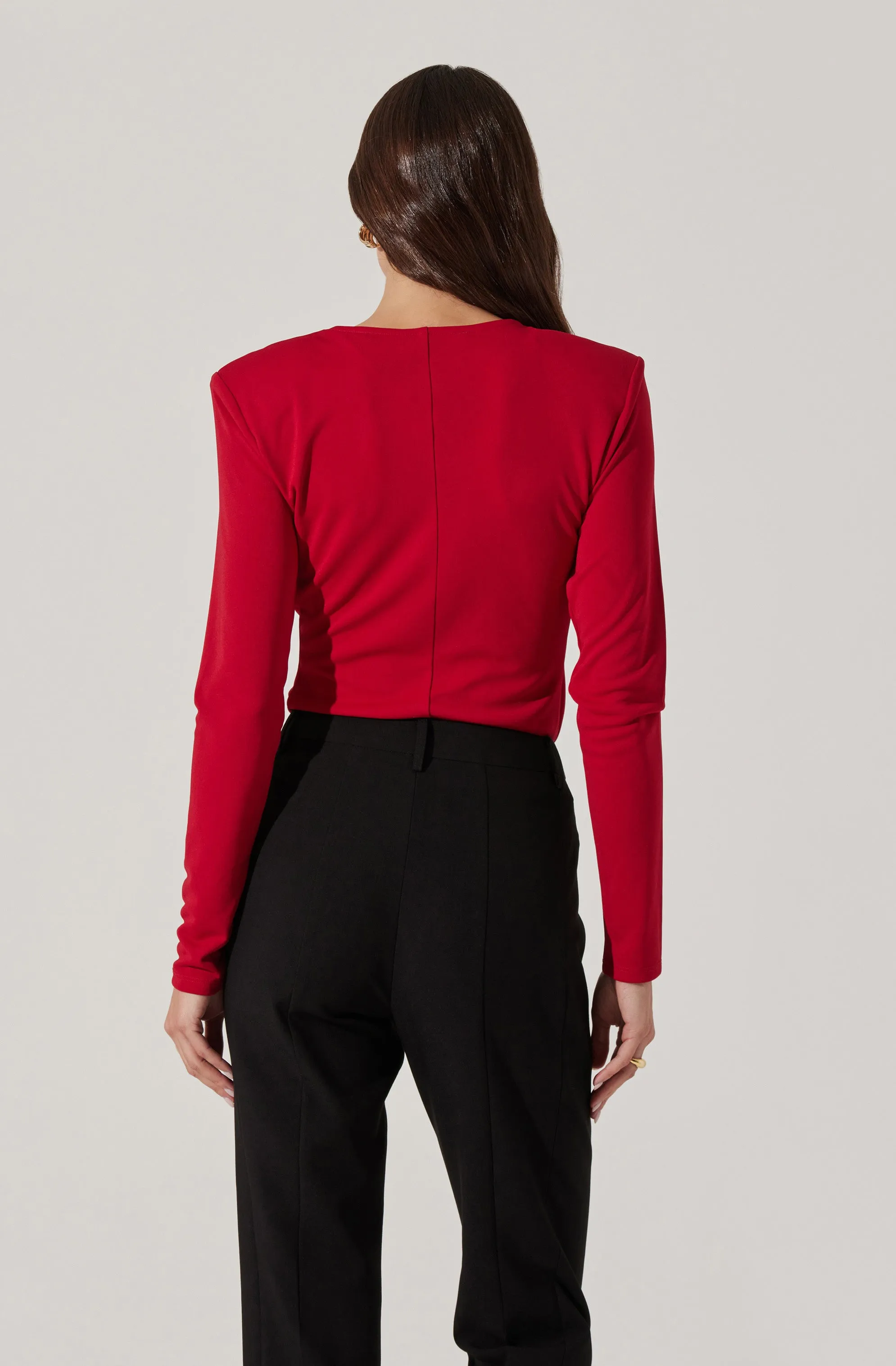 Deep Cowl Neck Top