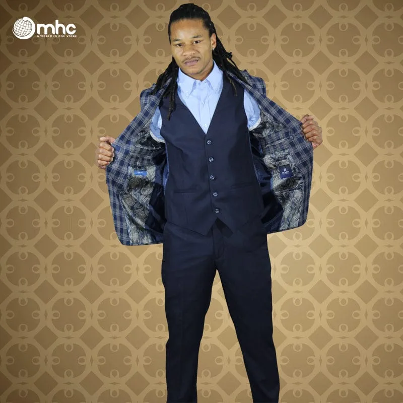 Delmont 3 Piece Fashion Suits