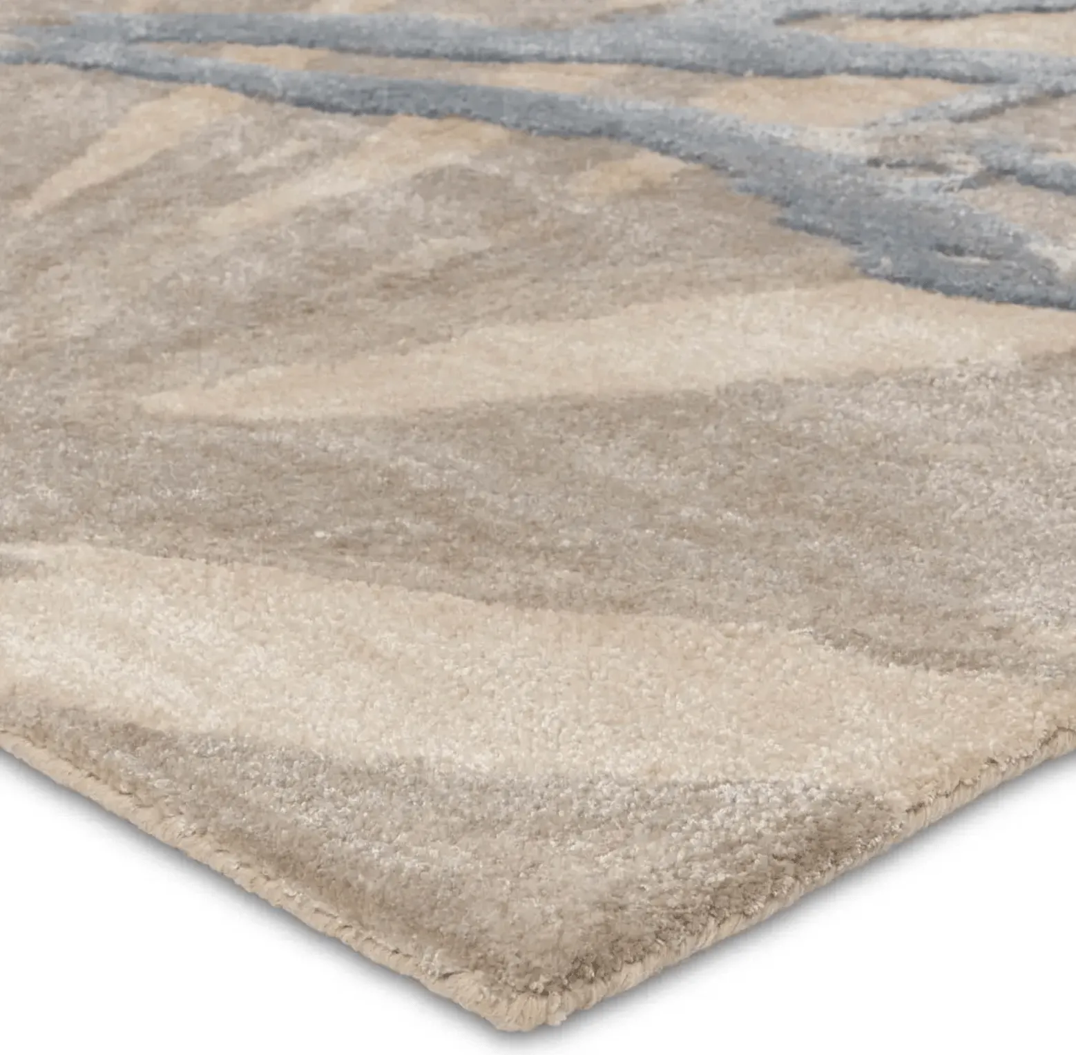 Delray Beach Coral Rug - Silver Blue