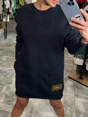 Demelza® | Stylish sweater dress for women with a crew neck