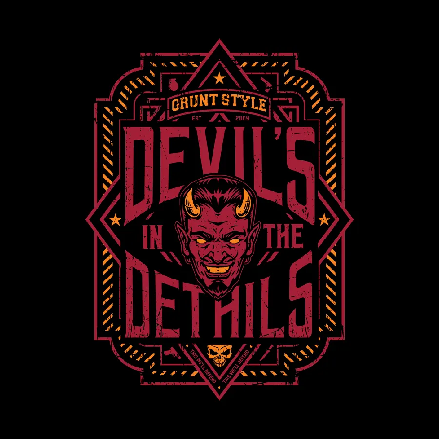 Devils In The Details T-Shirt - Black