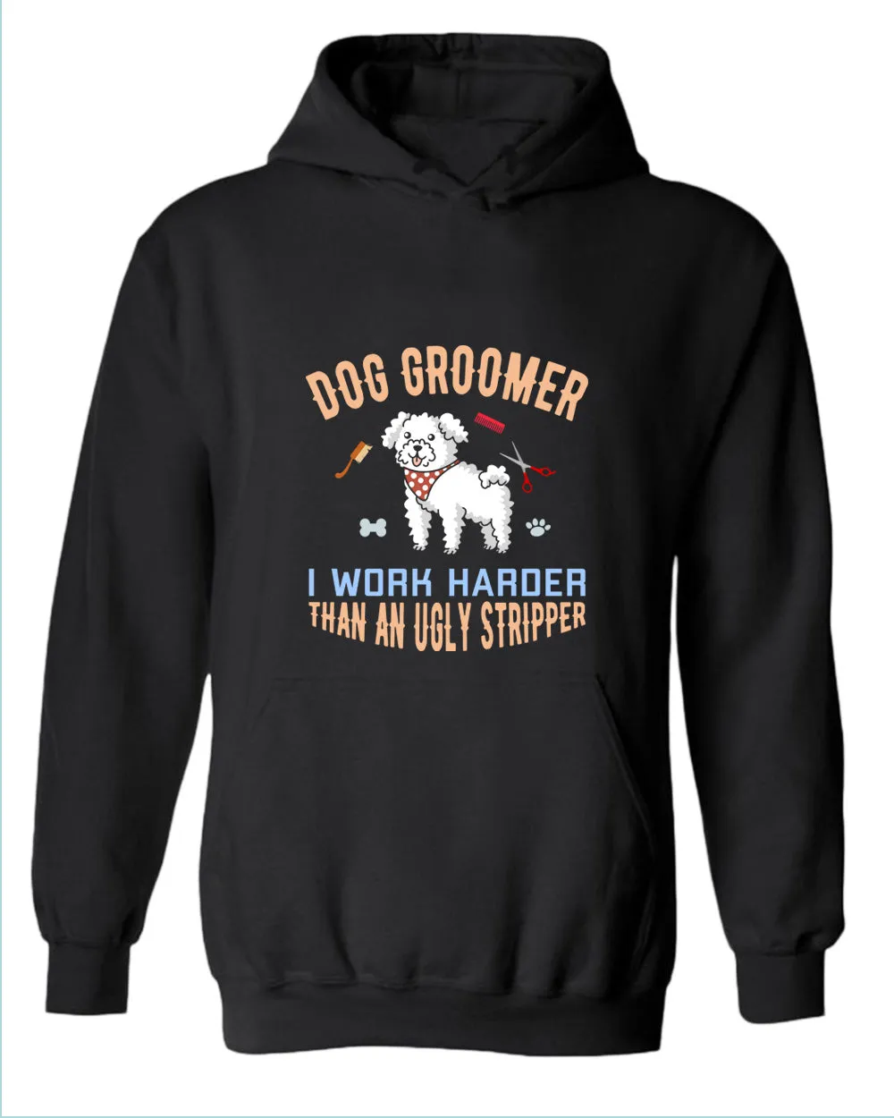 Dog groomer hoodie, funny dog groomer hoodies