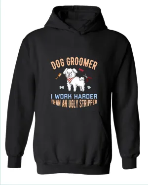 Dog groomer hoodie, funny dog groomer hoodies