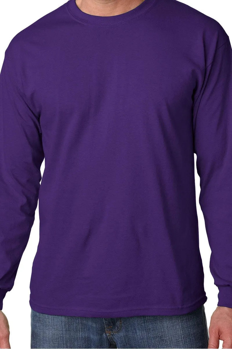 Don't Hide Crazy Mardi Gras Heavy Cotton Long Sleeve Adult T-Shirt