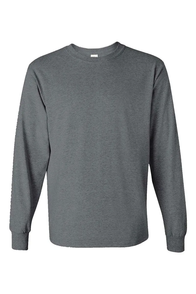 Don't Hide Crazy Mardi Gras Heavy Cotton Long Sleeve Adult T-Shirt