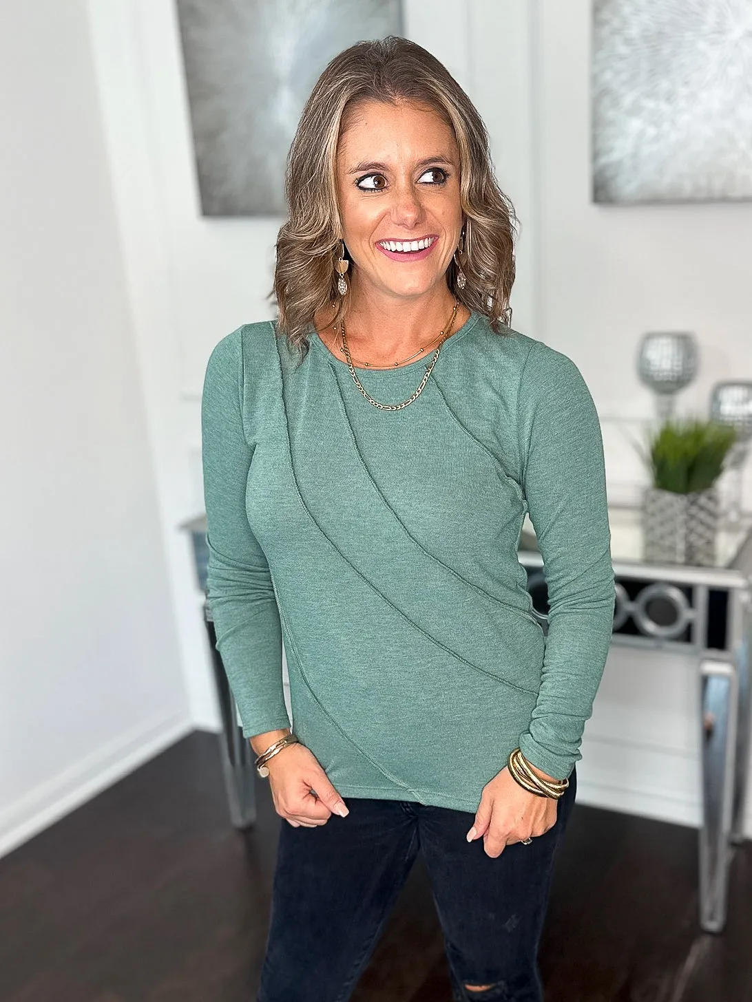 Down to Chill Long Sleeve Top