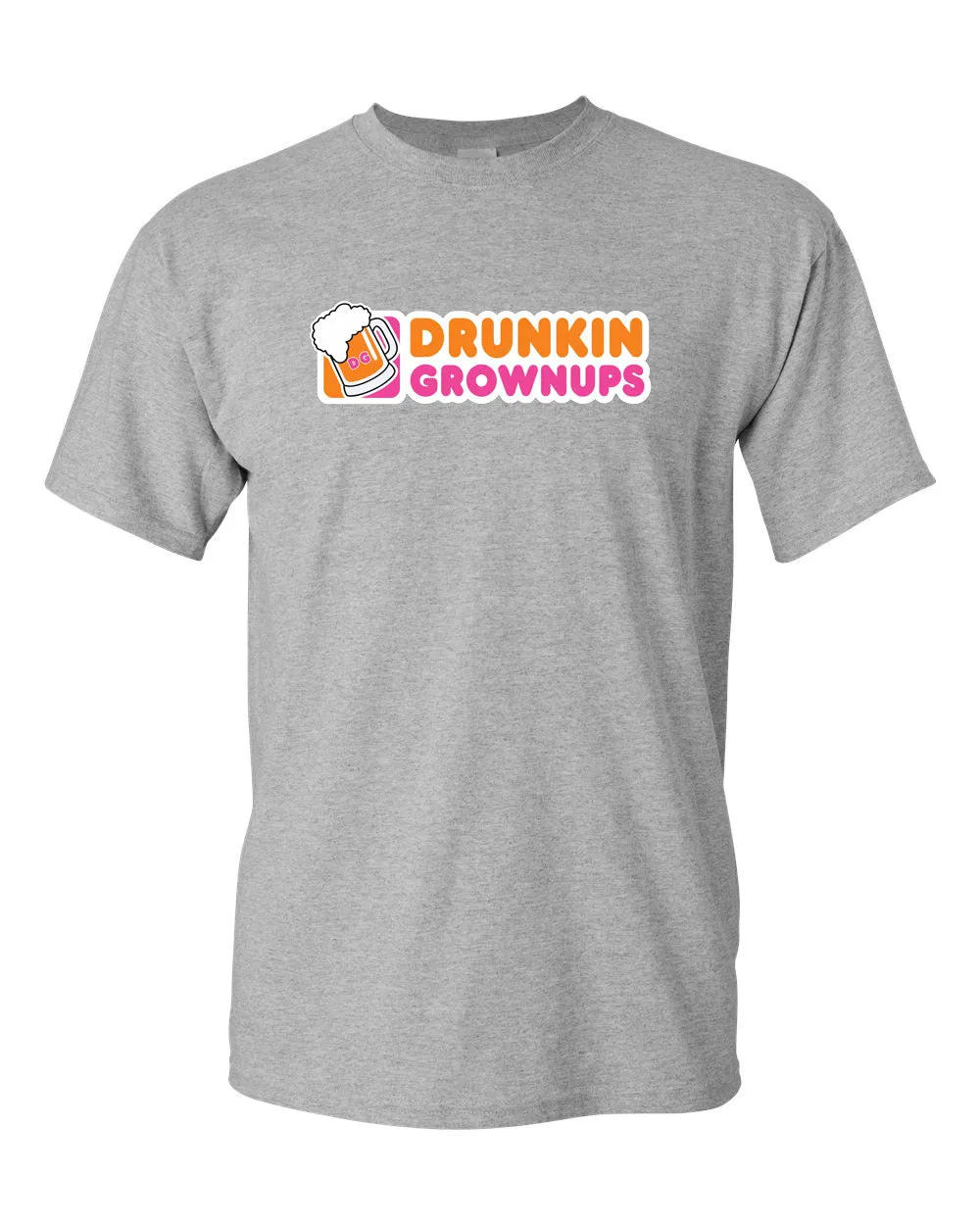 Drunkin' Grownups T-shirt beer t-shirt funny party tees