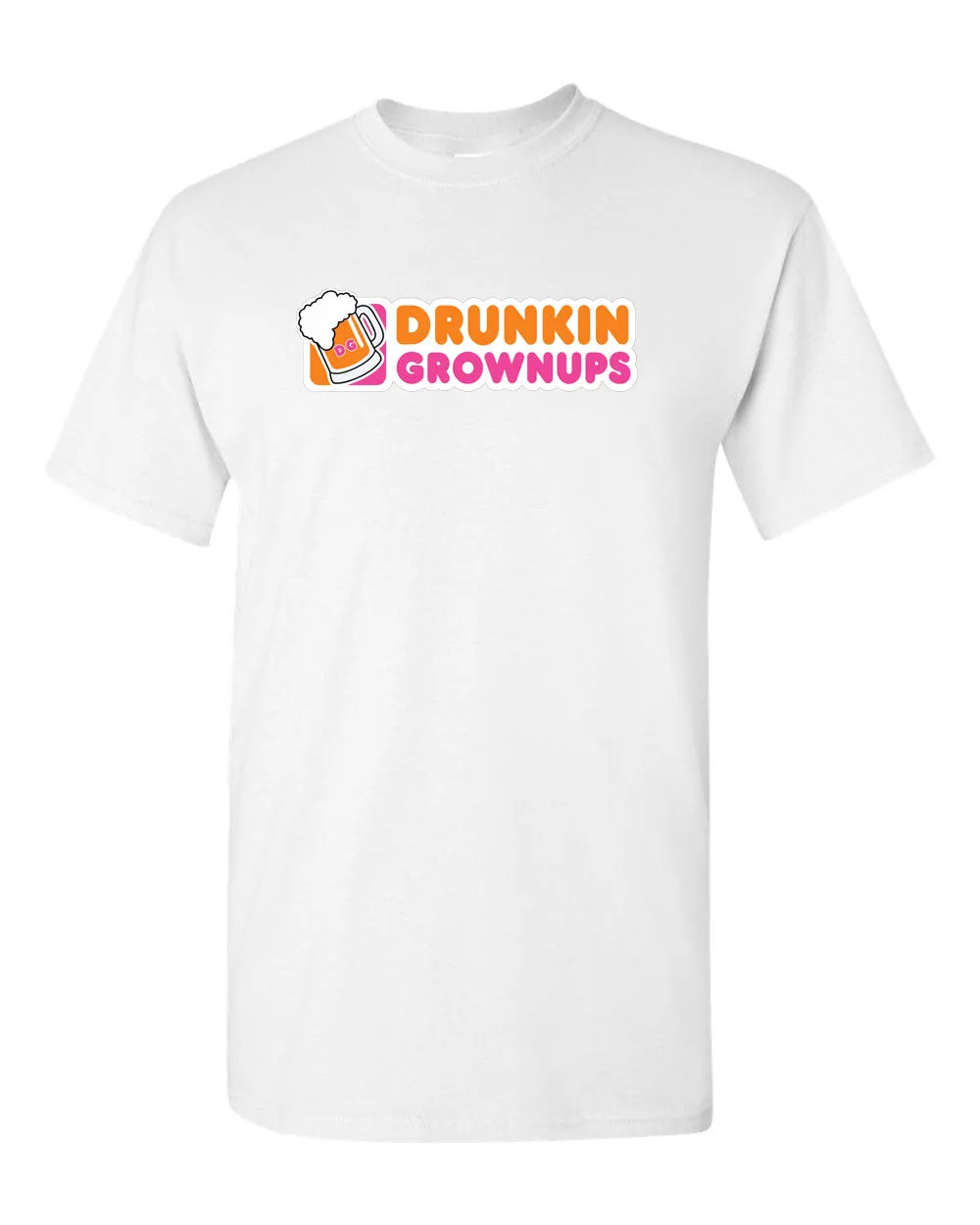 Drunkin' Grownups T-shirt beer t-shirt funny party tees