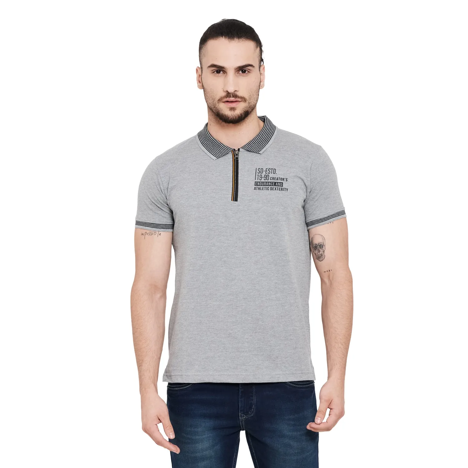 Duke Stardust Men Half Sleeve Cotton T-Shirt (LF4988)