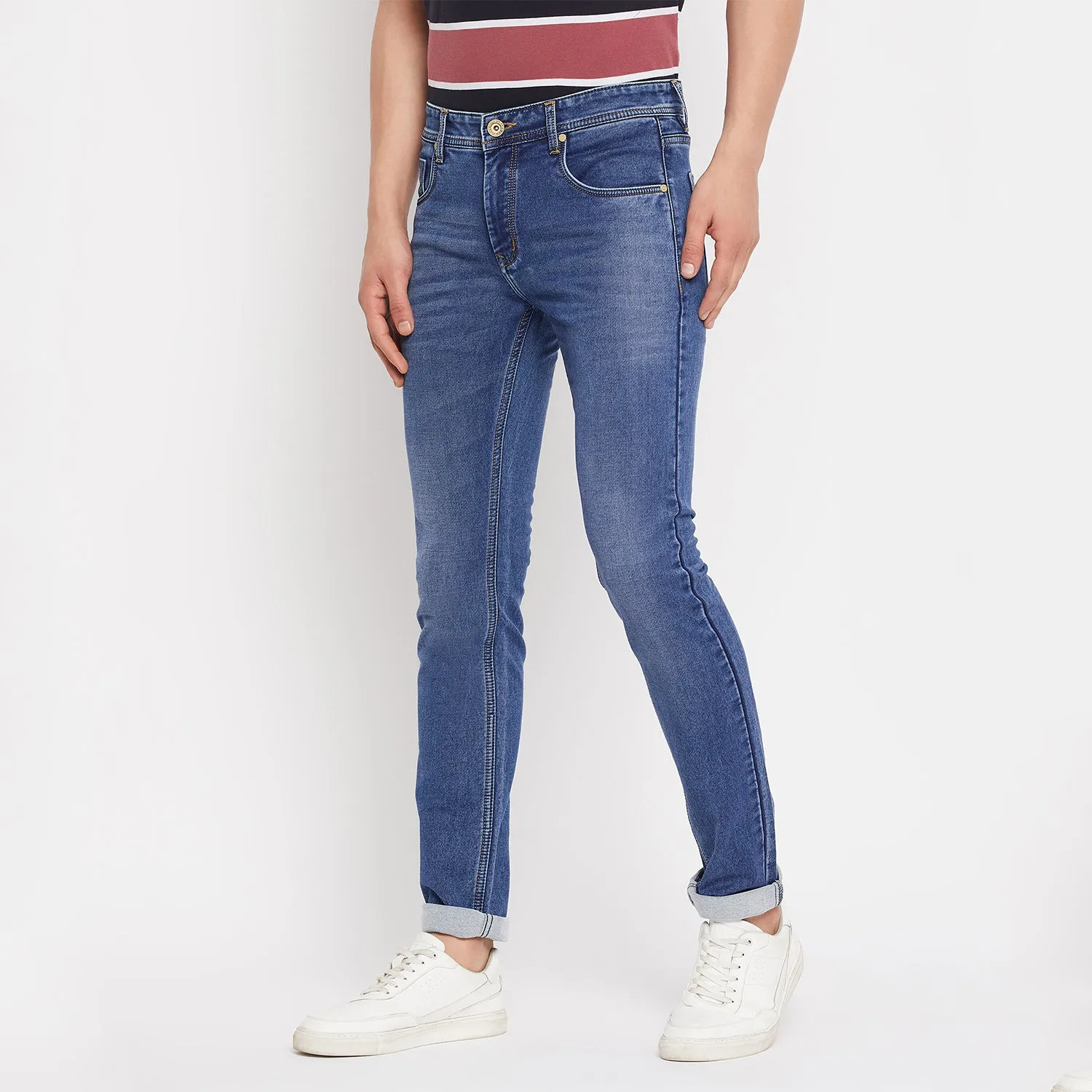 Duke Stardust Men Narrow Bottom Stretchable Jeans (SDD5579)