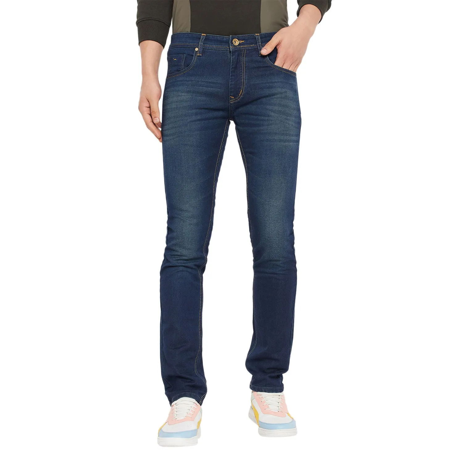 Duke Stardust Men Narrow Bottom Stretchable Jeans (SDD5579)