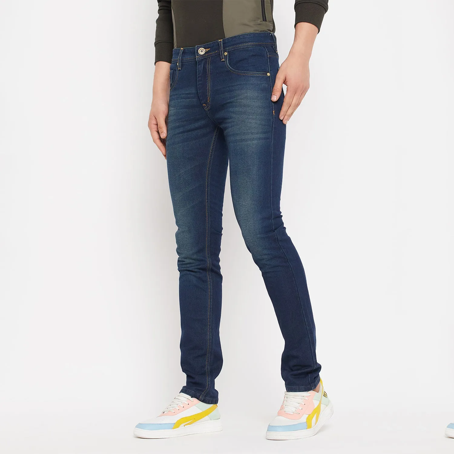 Duke Stardust Men Narrow Bottom Stretchable Jeans (SDD5579)