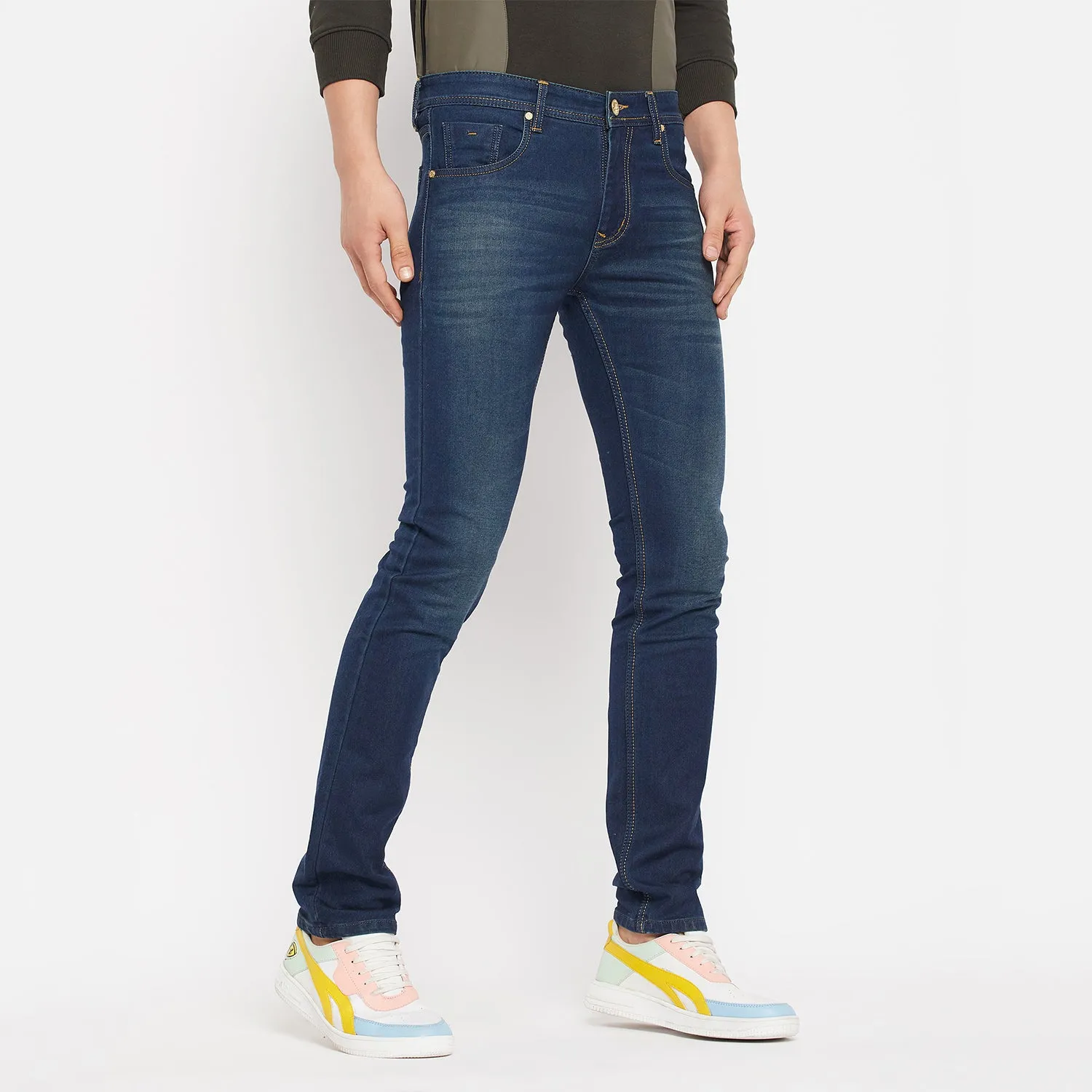 Duke Stardust Men Narrow Bottom Stretchable Jeans (SDD5579)