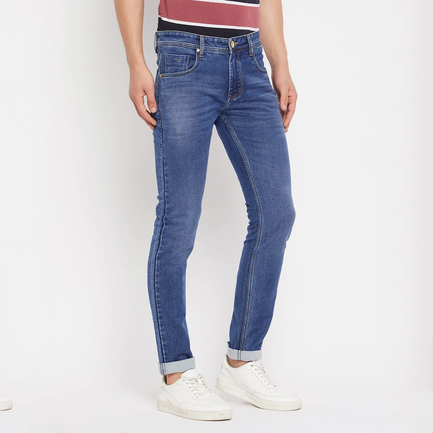 Duke Stardust Men Narrow Bottom Stretchable Jeans (SDD5579)