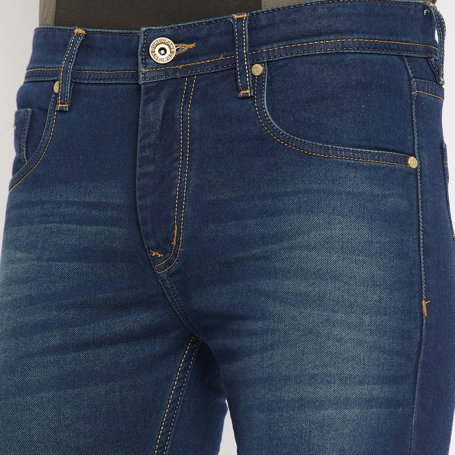 Duke Stardust Men Narrow Bottom Stretchable Jeans (SDD5579)