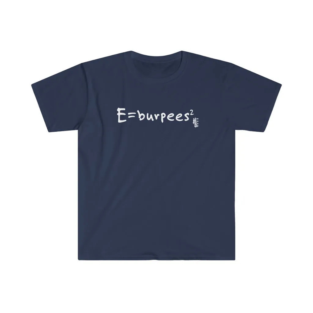 E=burpees2- Men's Fitted Workout T Shirt