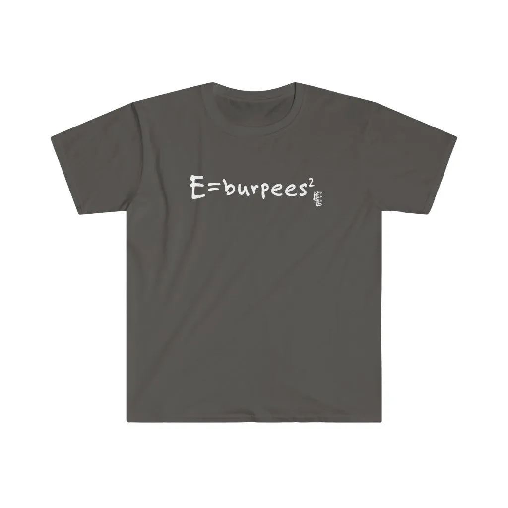 E=burpees2- Men's Fitted Workout T Shirt