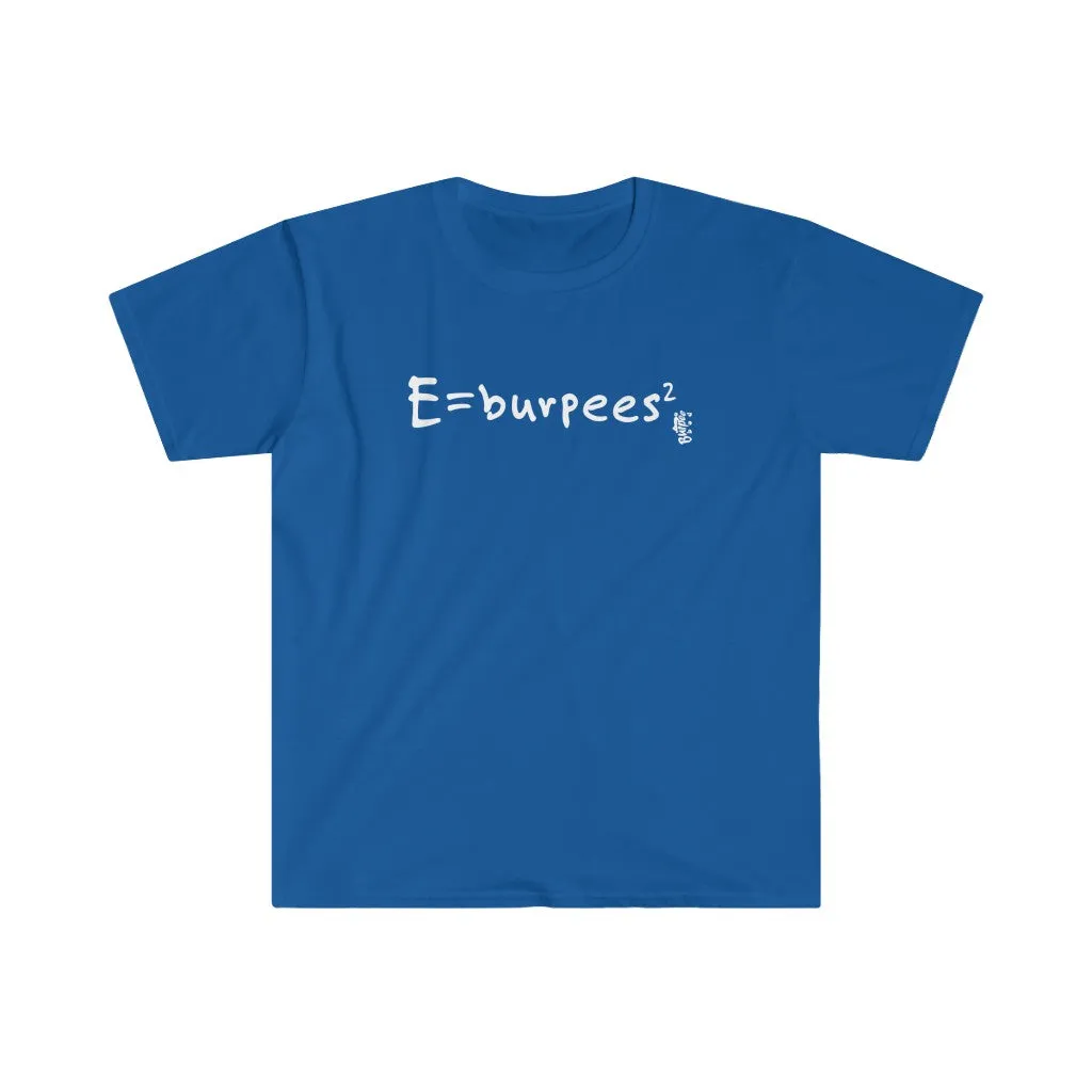 E=burpees2- Men's Fitted Workout T Shirt