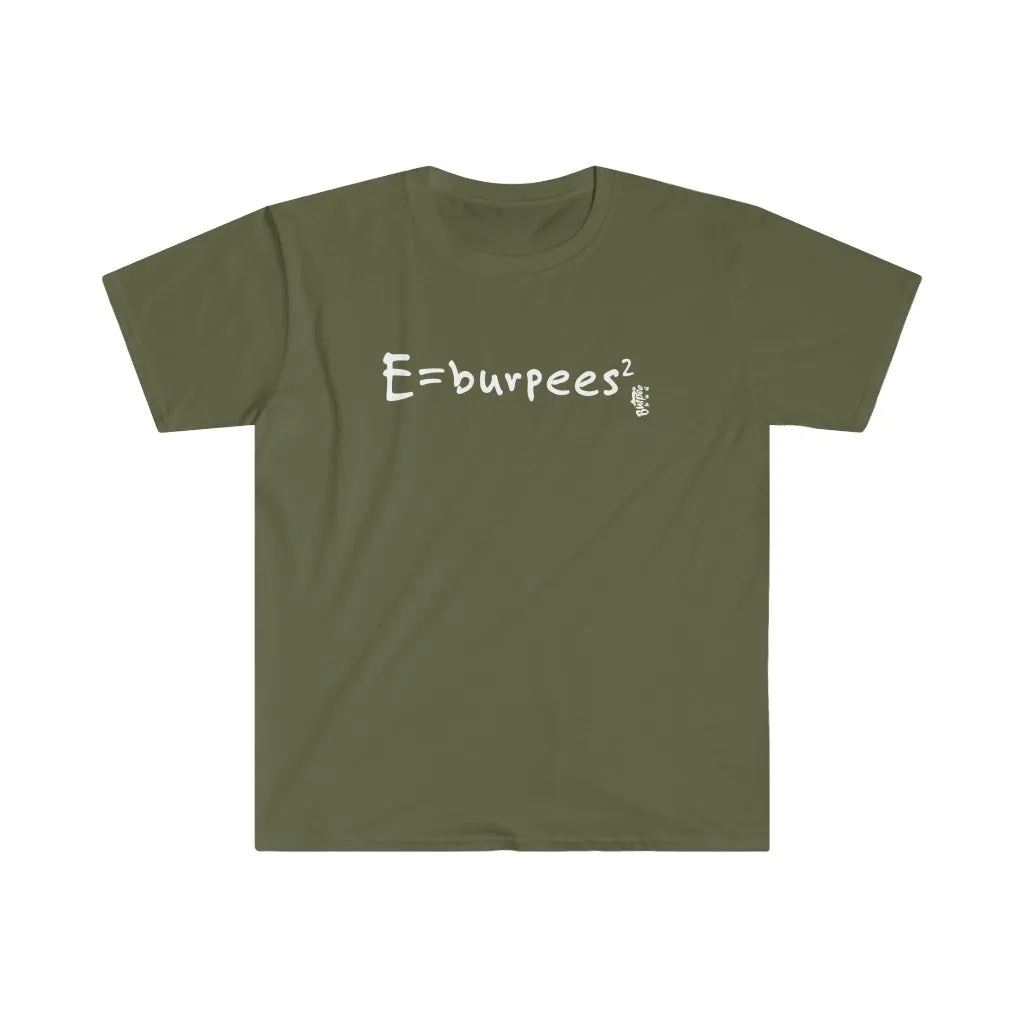 E=burpees2- Men's Fitted Workout T Shirt