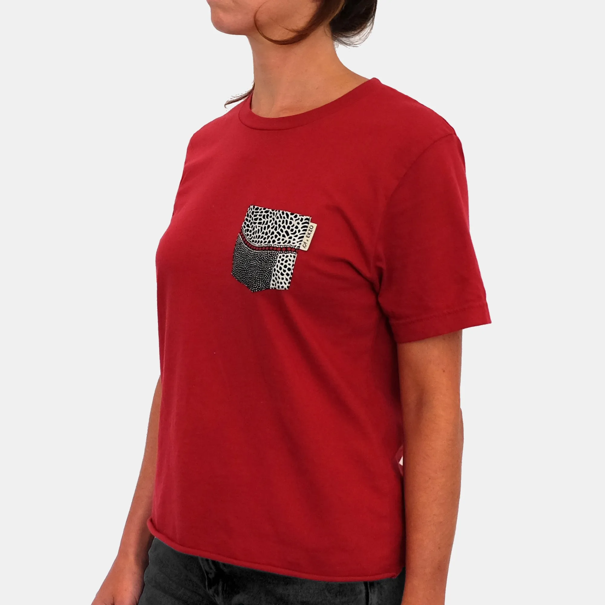 EKZO x KA Crop Tee Red