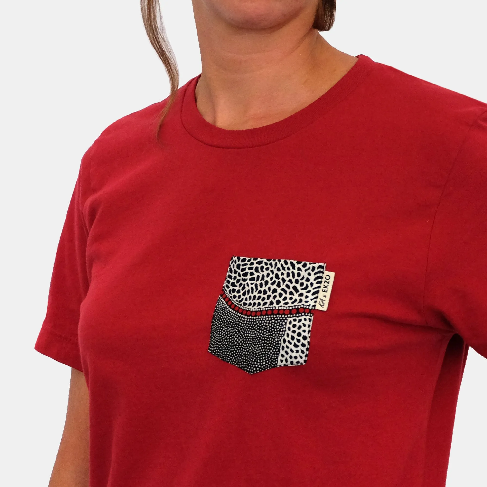 EKZO x KA Crop Tee Red