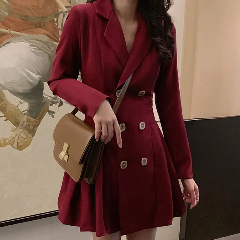 Elegant Double-Sided A-line Dress