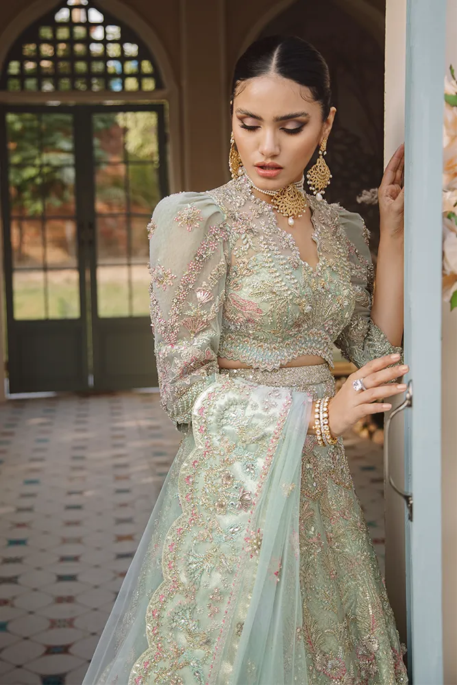 ELMIRA | Suffuse Aab-e-Zar Luxury Wedding Collection 2022 | Stitched Reay to Wear Embelished Bridal Suits