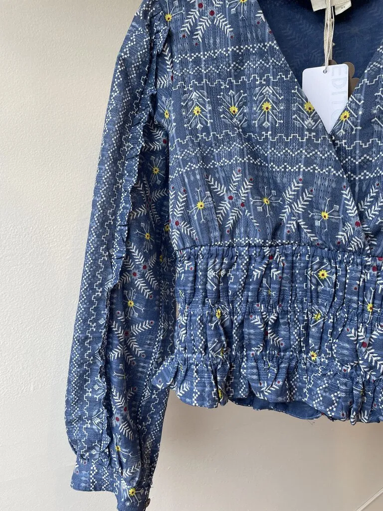 Embroidered Boho Blouse (NWT)