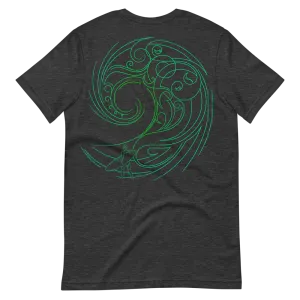 Enjoy The Ride Grey T-Shirt (Back Print) - Dimance Art