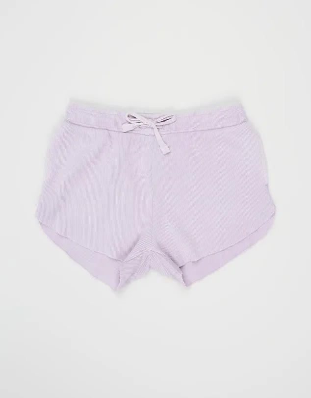 EVE GIRL EVERYDAY RIB SHORT PURPLE