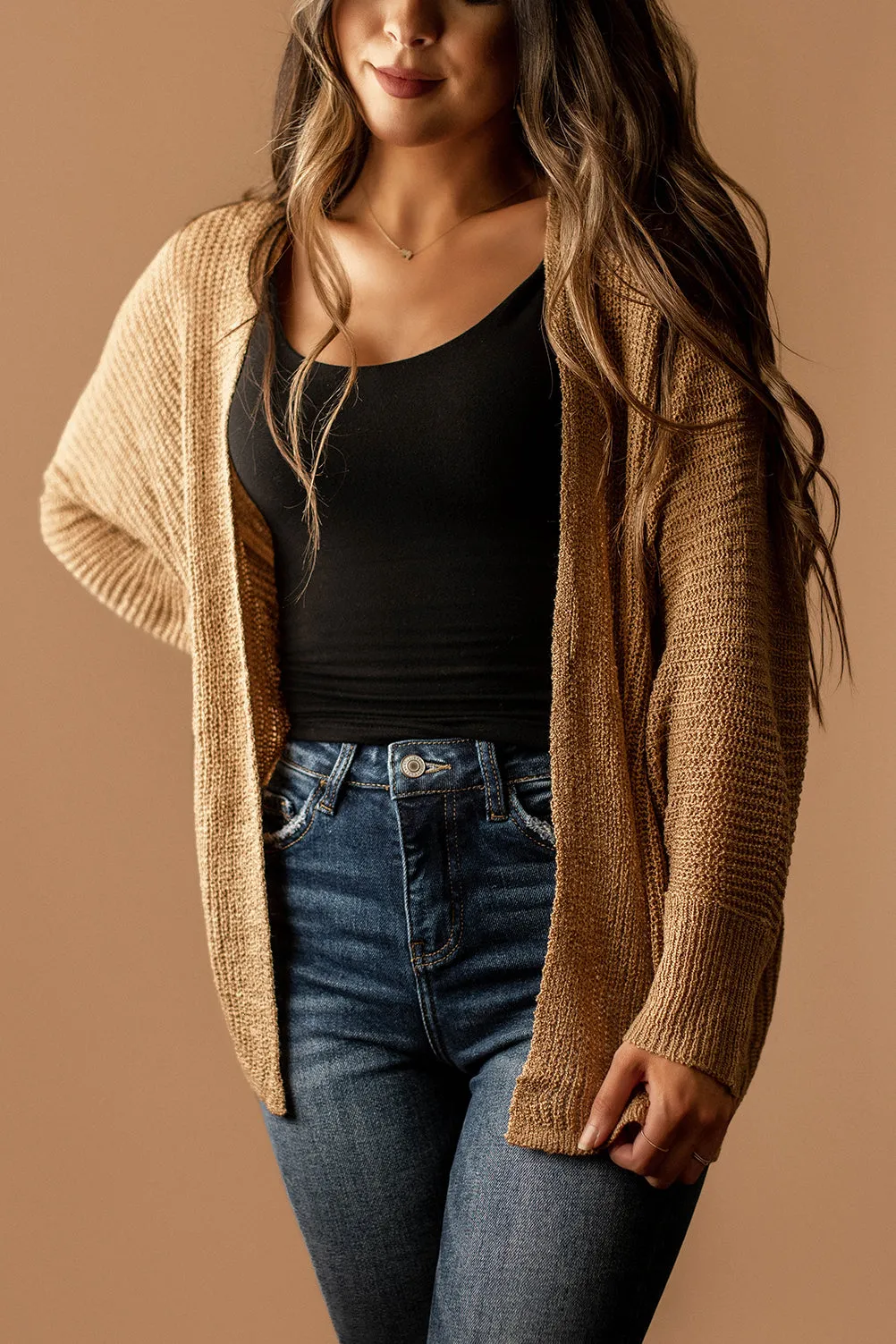 Every Now And Then Knit Cardigan (Sea Blue)