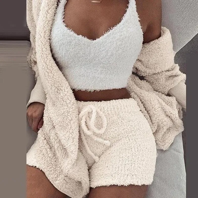 Ezzile's 'Sexy-2023' 3-piece clothing set for women, made with high-quality materials for ultimate comfort and durability.