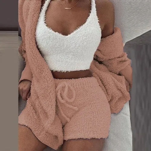 Ezzile's 'Sexy-2023' 3-piece clothing set for women, made with high-quality materials for ultimate comfort and durability.