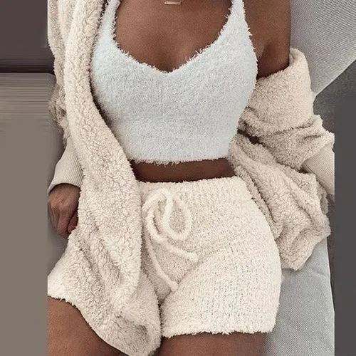 Ezzile's 'Sexy-2023' 3-piece clothing set for women, made with high-quality materials for ultimate comfort and durability.