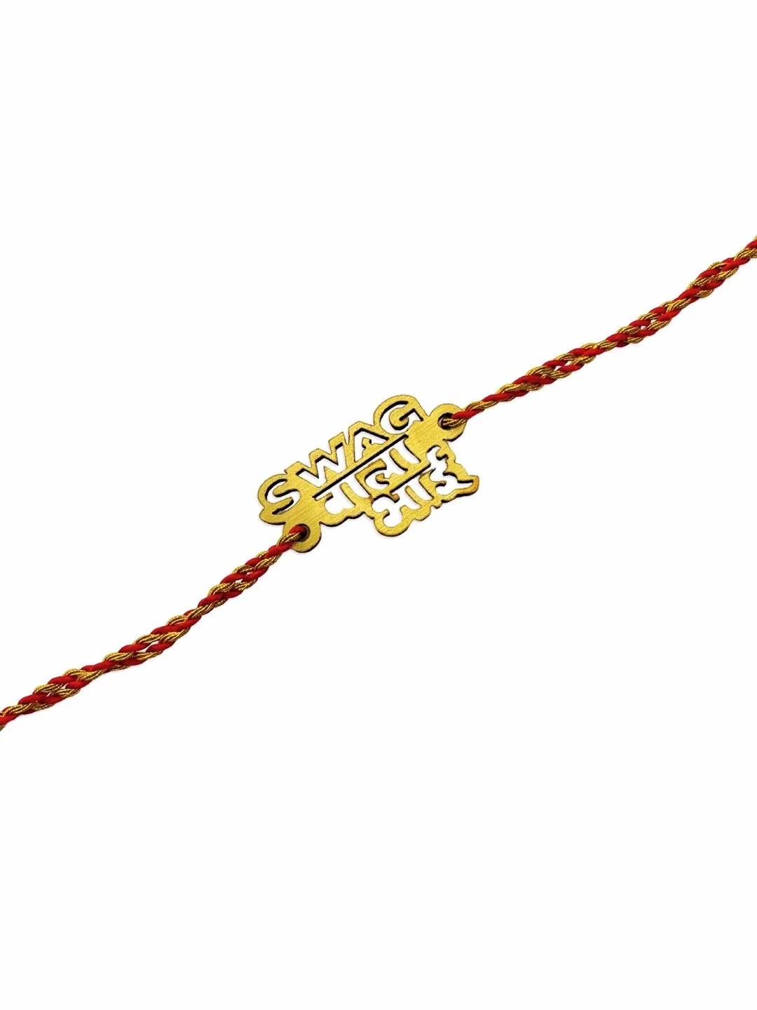 Fancy Rakhi Design Funky Slogan Swag Wala Bhai Mauli Raksha Bandhan