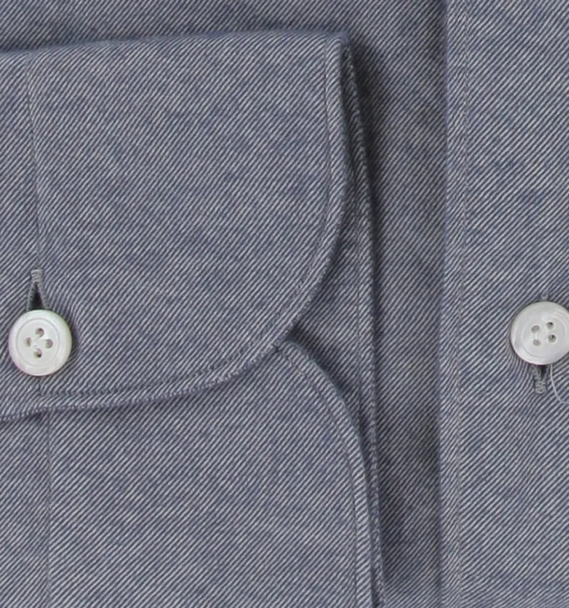 Finamore Napoli Blue Shirt - Extra Slim