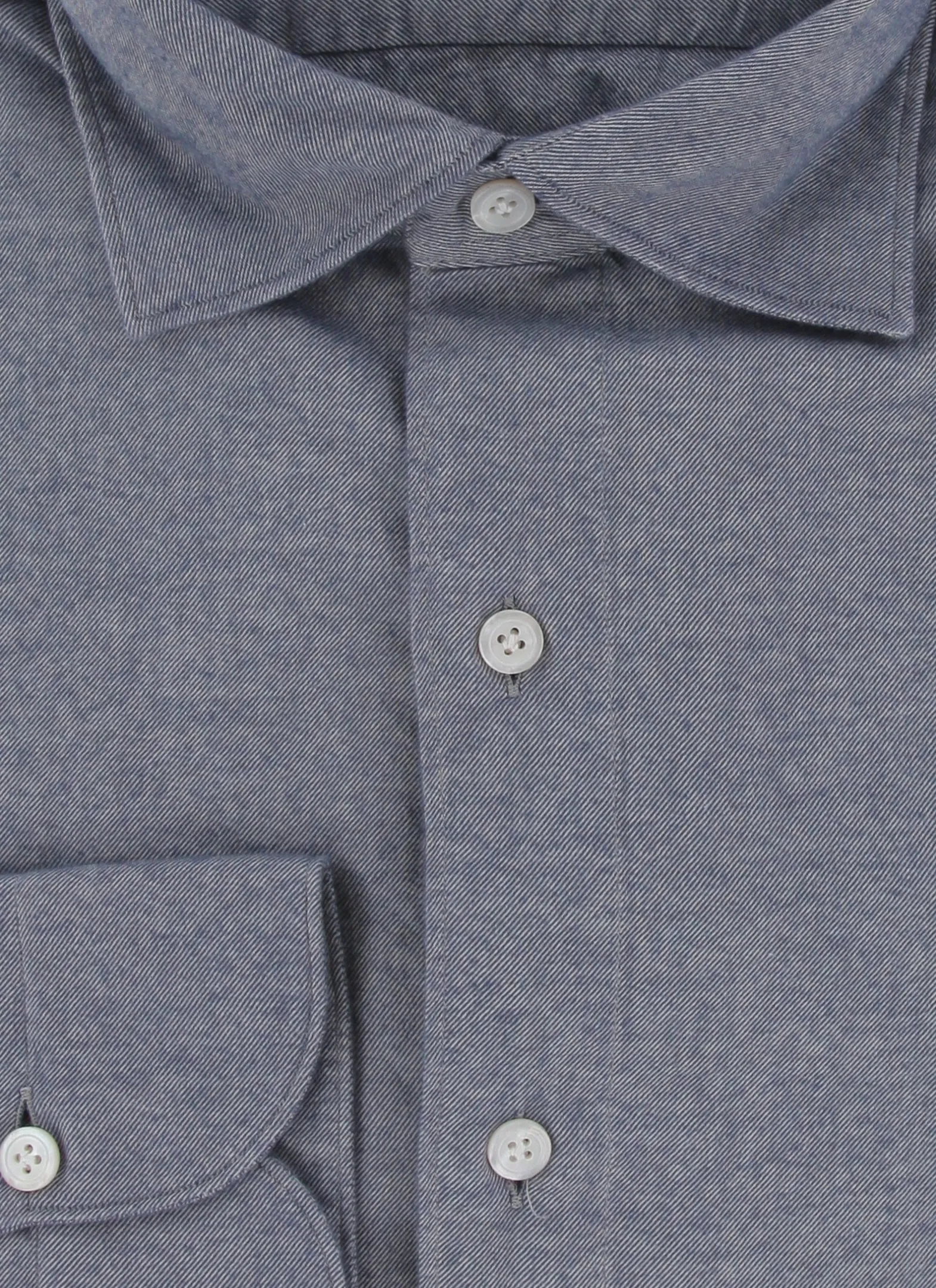 Finamore Napoli Blue Shirt - Extra Slim
