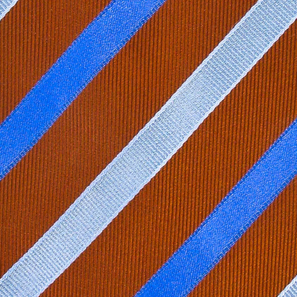 Finamore Napoli Orange Silk Tie