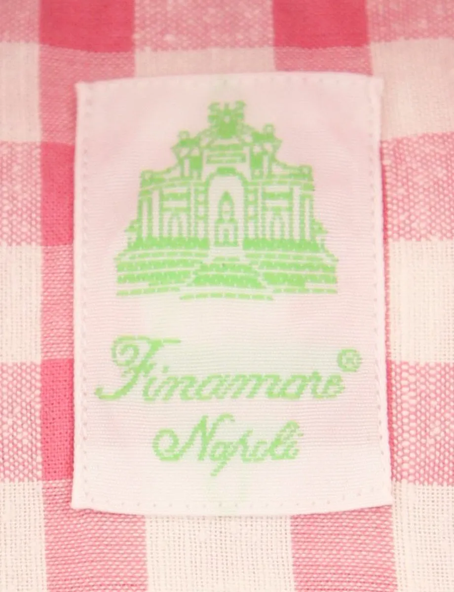 Finamore Napoli Pink Shirt - Extra Slim