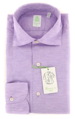 Finamore Napoli Purple Shirt - Extra Slim