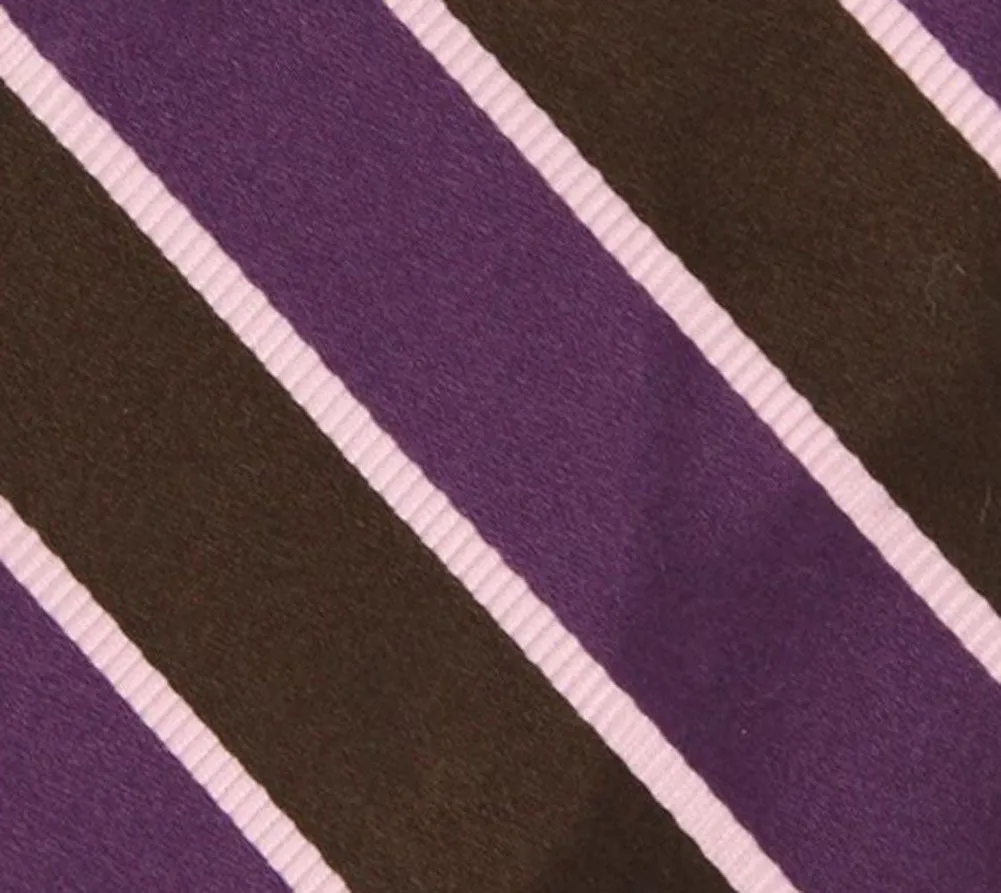 Finamore Napoli Purple Silk Tie