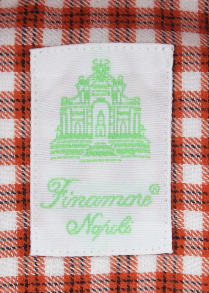 Finamore Napoli Red Shirt - Extra Slim