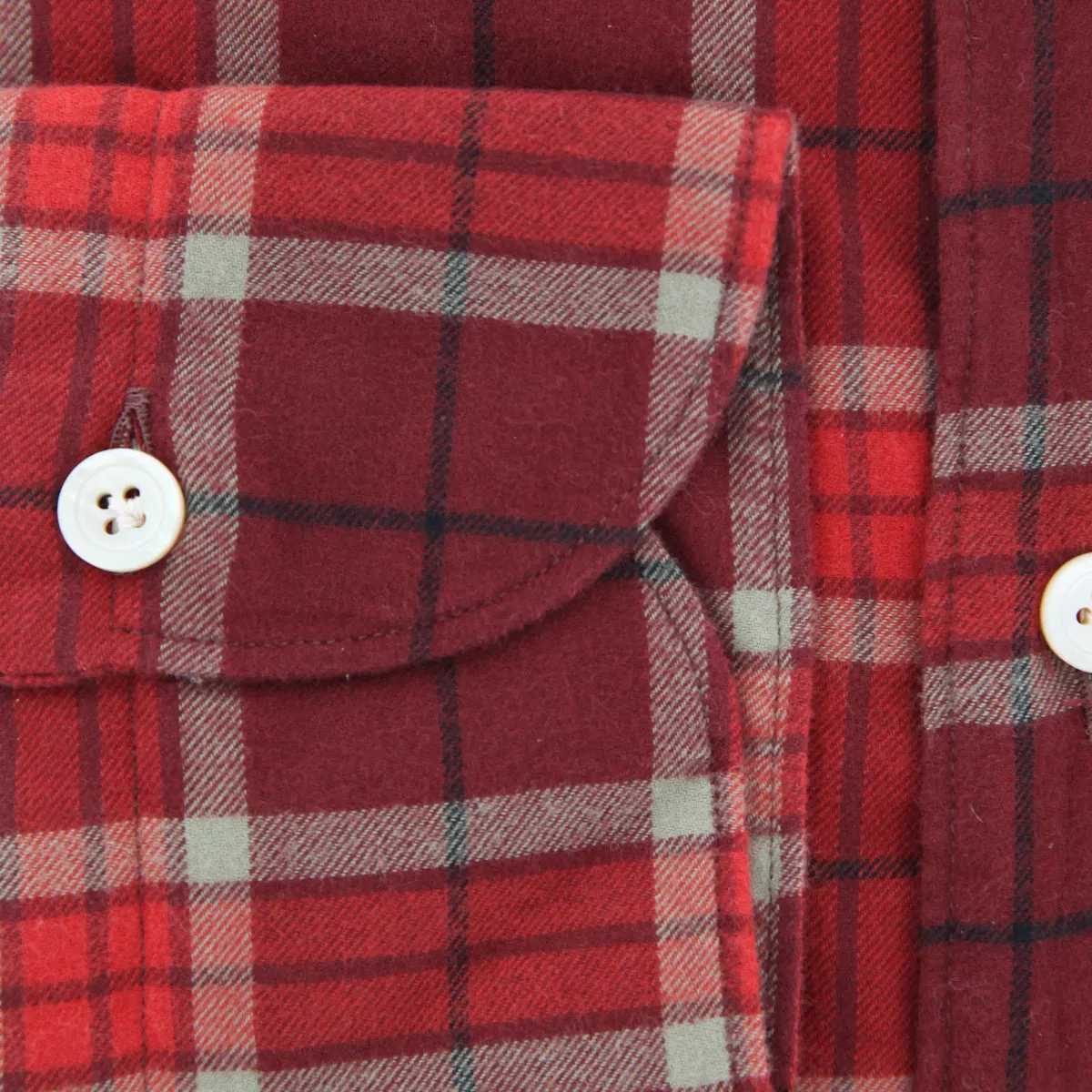 Finamore Napoli Red Shirt - Extra Slim