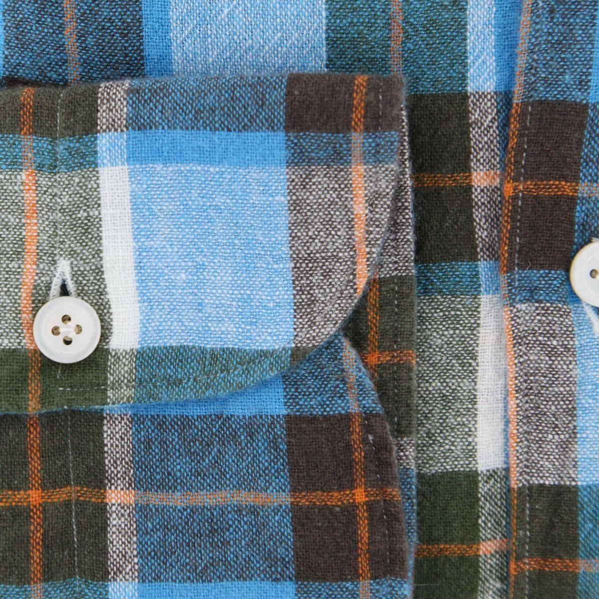 Finamore Napoli Turquoise Shirt - Extra Slim
