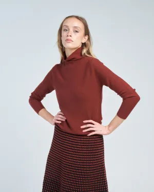 fitted turtleneck