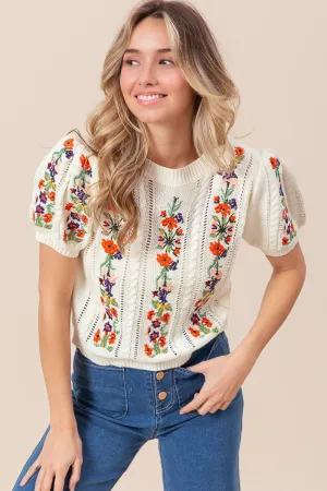 Fletcher Floral Sweater