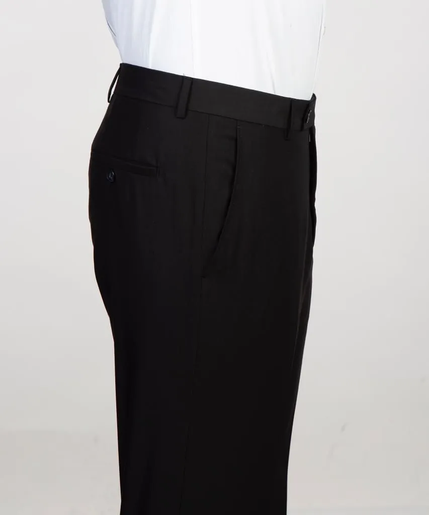 Formal Black Notched Lapel 2 Piece Prom Suit