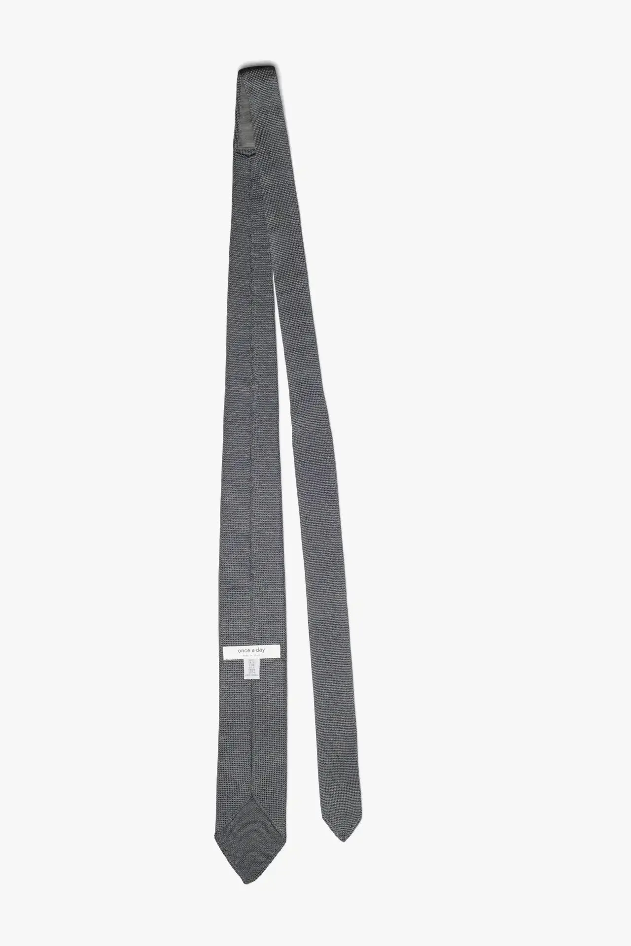Formal Knit Tie - Gray