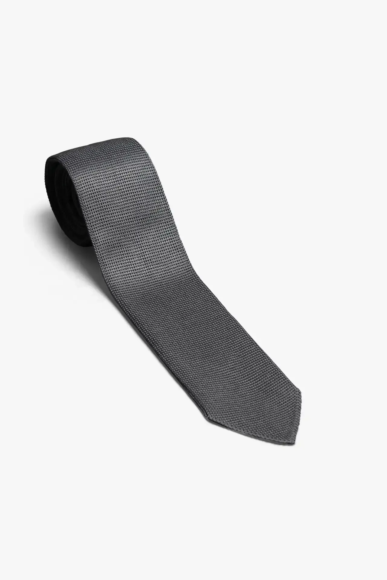 Formal Knit Tie - Gray